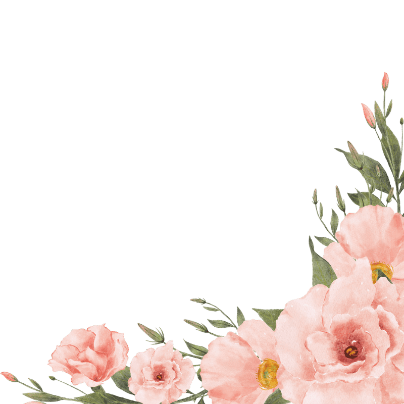 Corner Flowers Right