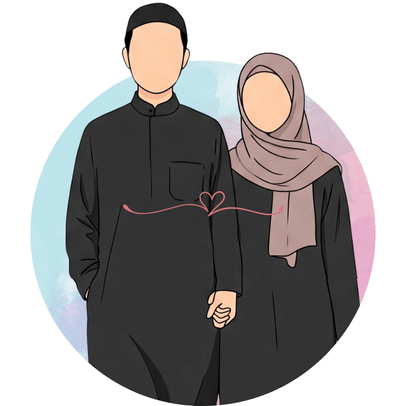 Islamic Matchmaking Illustration
