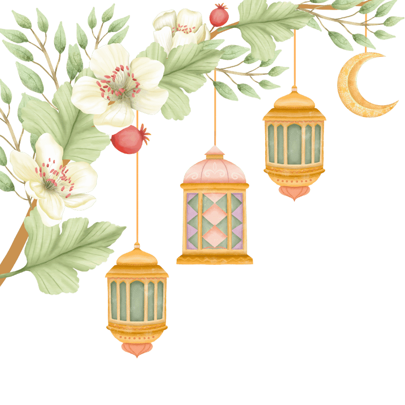 Lamps Illustration Left